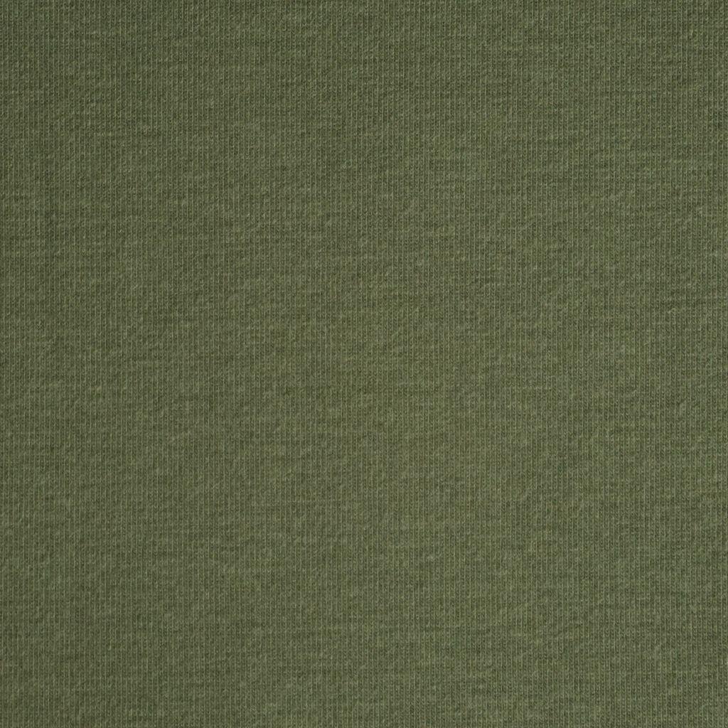 Bambus-Baumwolle Jersey soft touch matt olivgrün